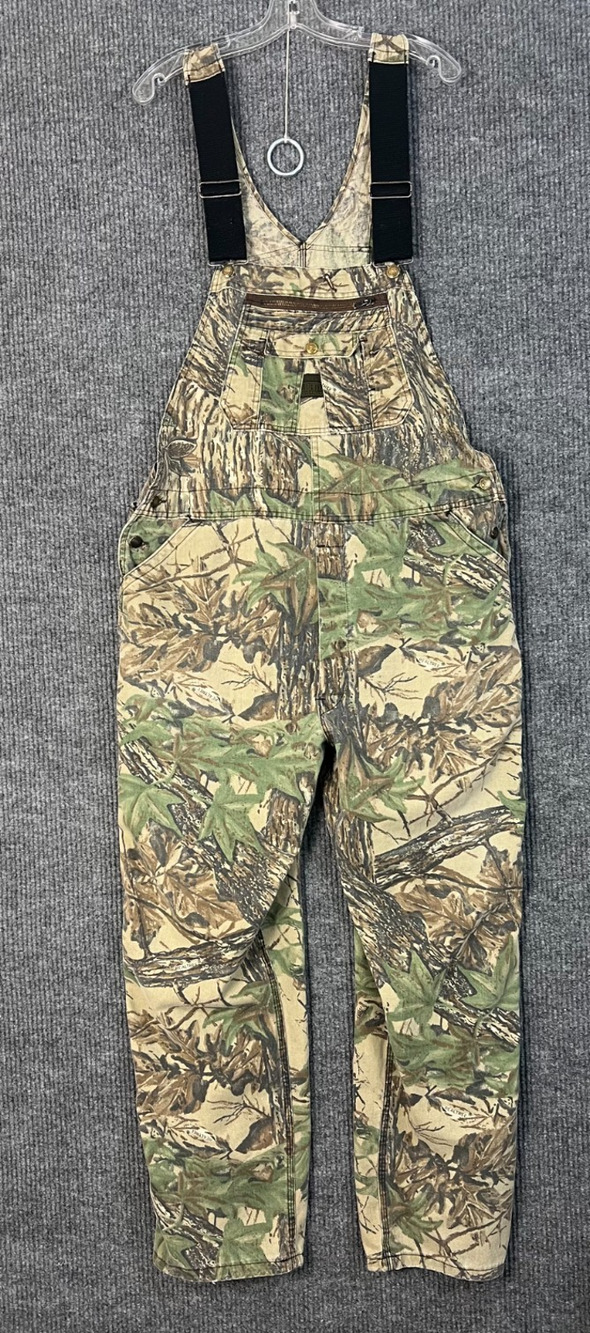 Vintage Liberty Overalls Mens 42 Real Tree Camo Made In USABibs Hunting